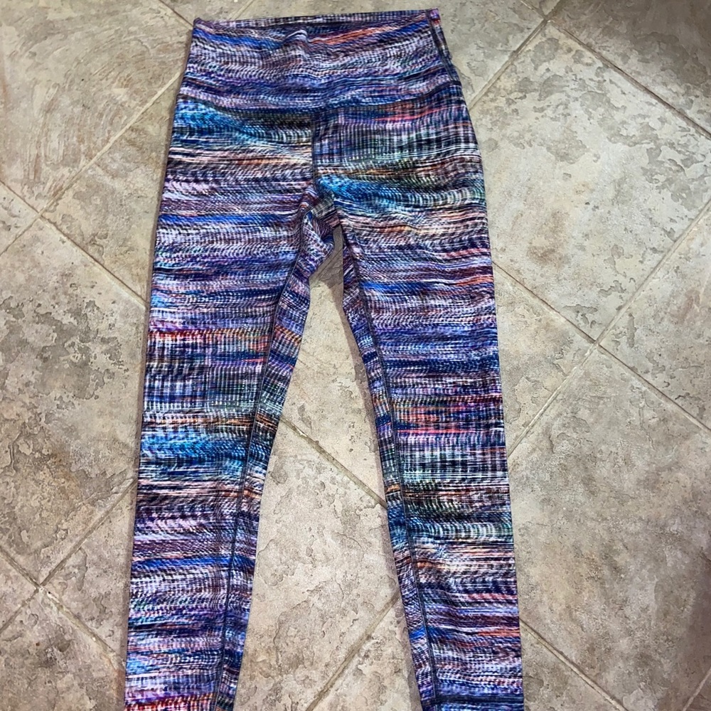 lululemon high waisted leggings size 8 workout